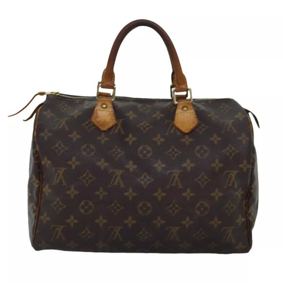 LOUIS VUITTON Monogram Speedy 30 Hand Bag M41526 LV Auth 74168 - Picture 2 of 16